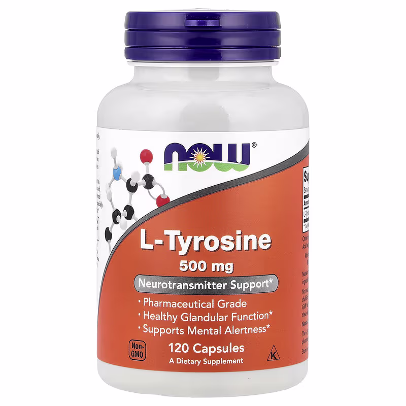 NOW Foods L-Tyrosine 500 mg 120 Capsules Price in Pakistan
