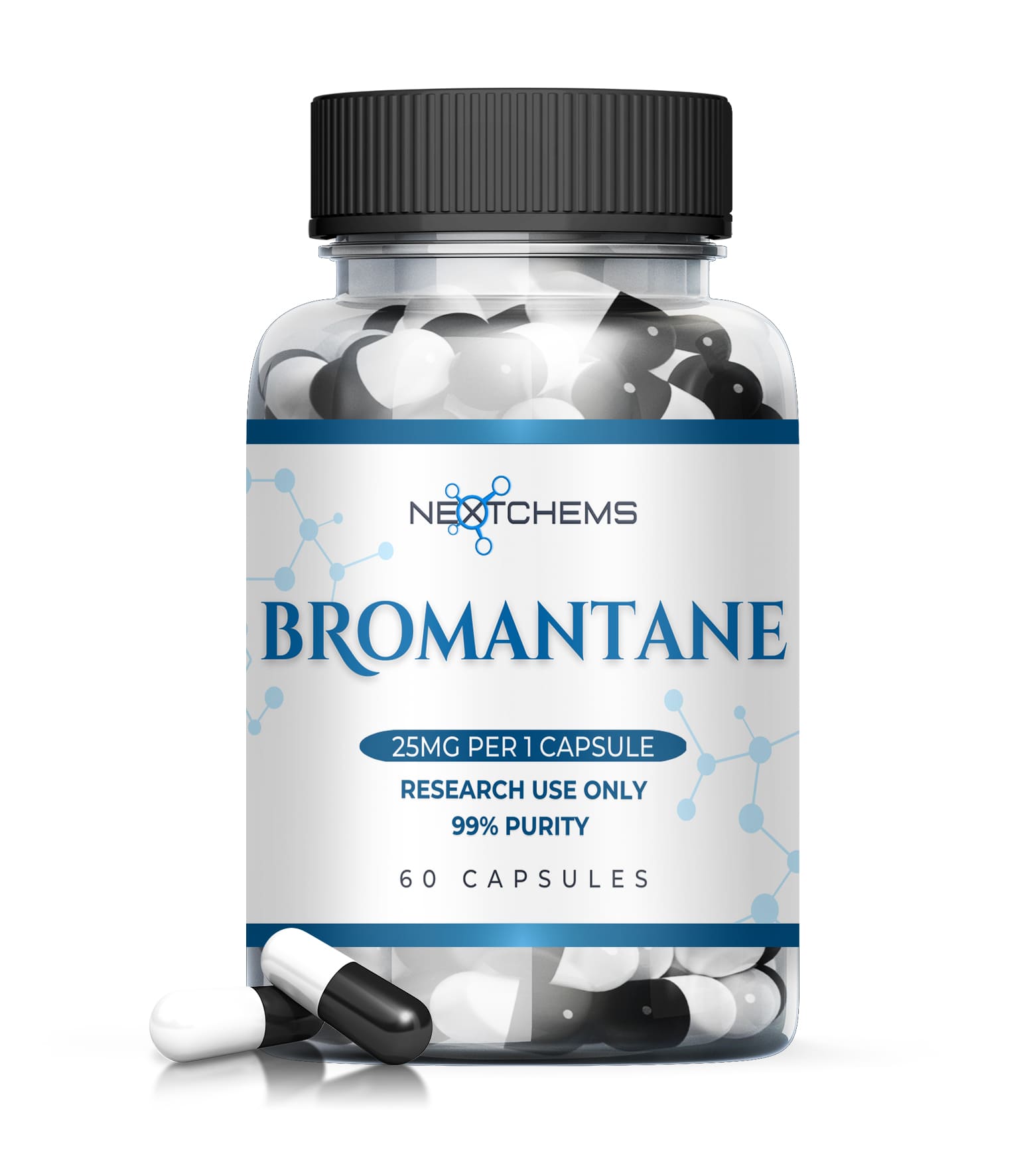 NextChems Bromantane 25 mg 60 Capsules Price in Pakistan